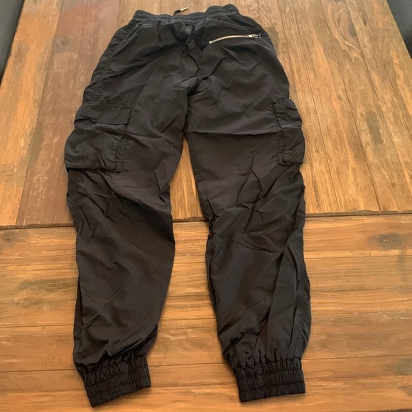 Black Nylon Jogger Track Pants Danielle Guzio - Picture 7 of 9